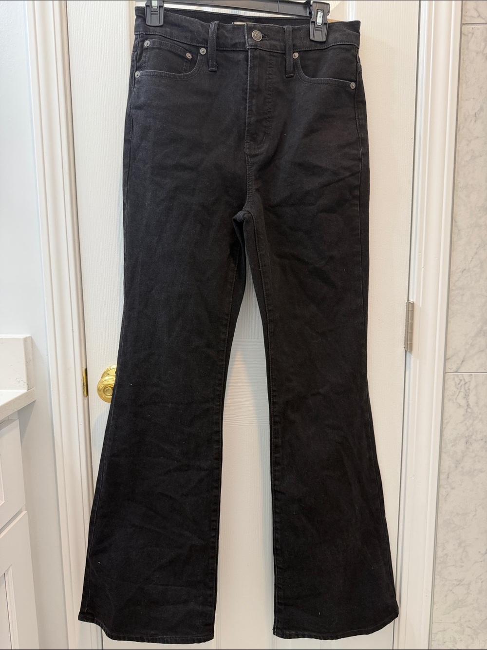 Women’s Madewell Black Flared Jeans (Size 26)